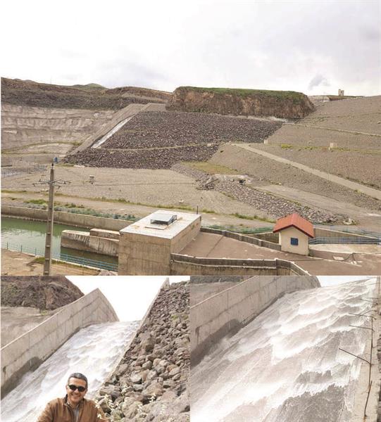 For the first time, the Zola reservoir overflowed at Salmas